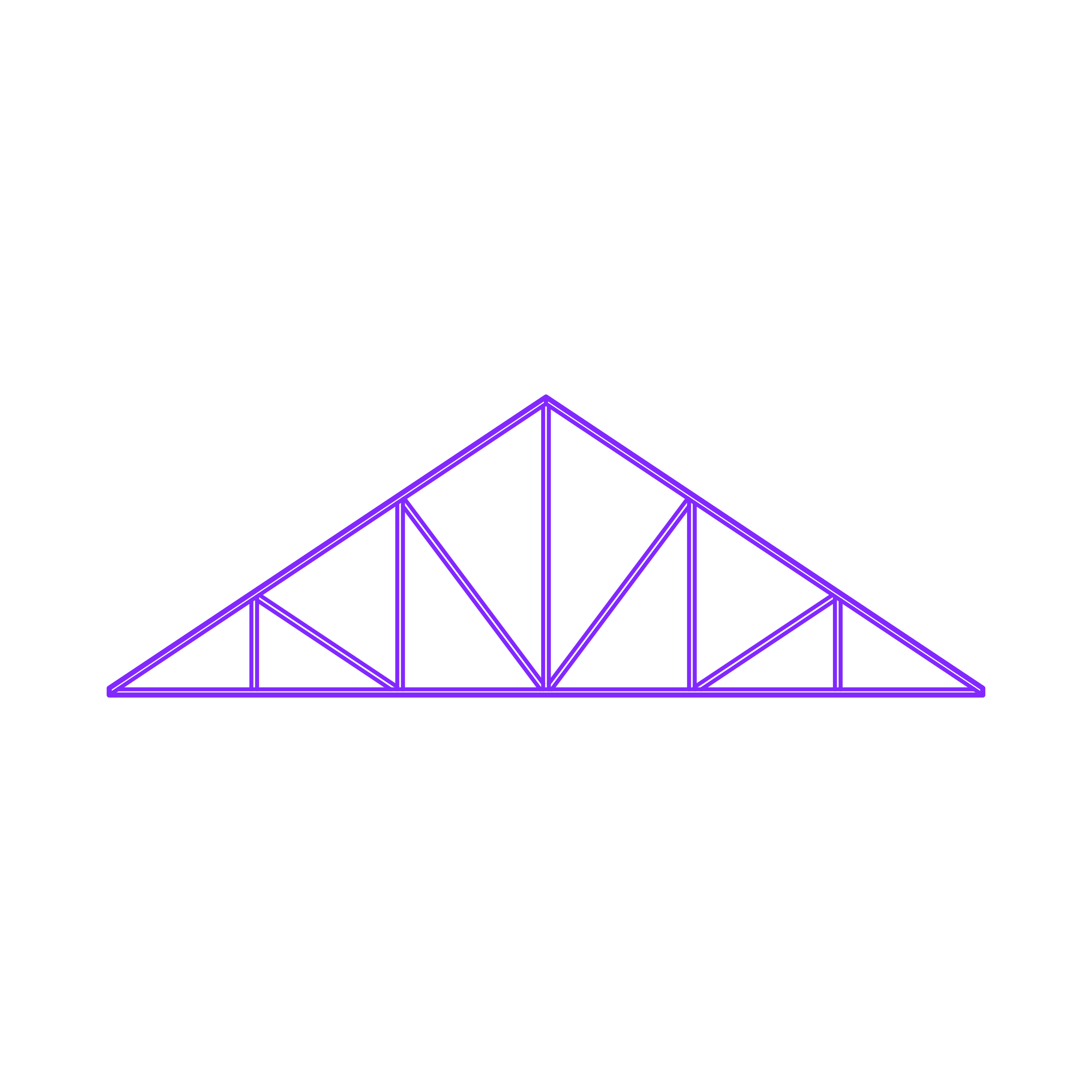 Buildings Trusses Howe Double Tracing Svg Vector Free Vectors